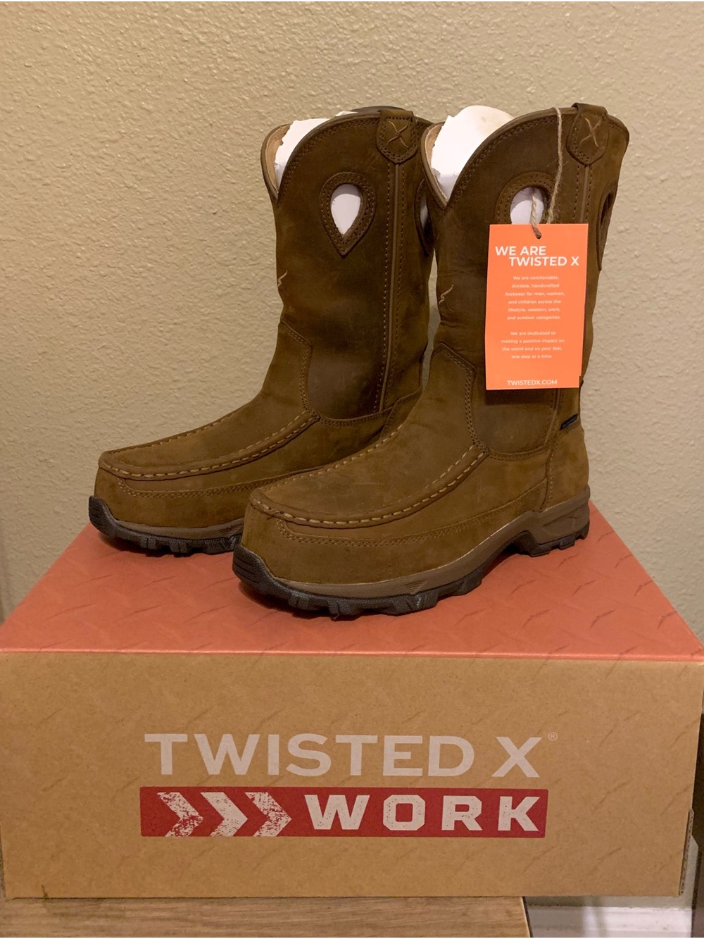 Twisted X Brown Work Boots